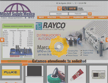 Tablet Screenshot of mastersupply.com.mx